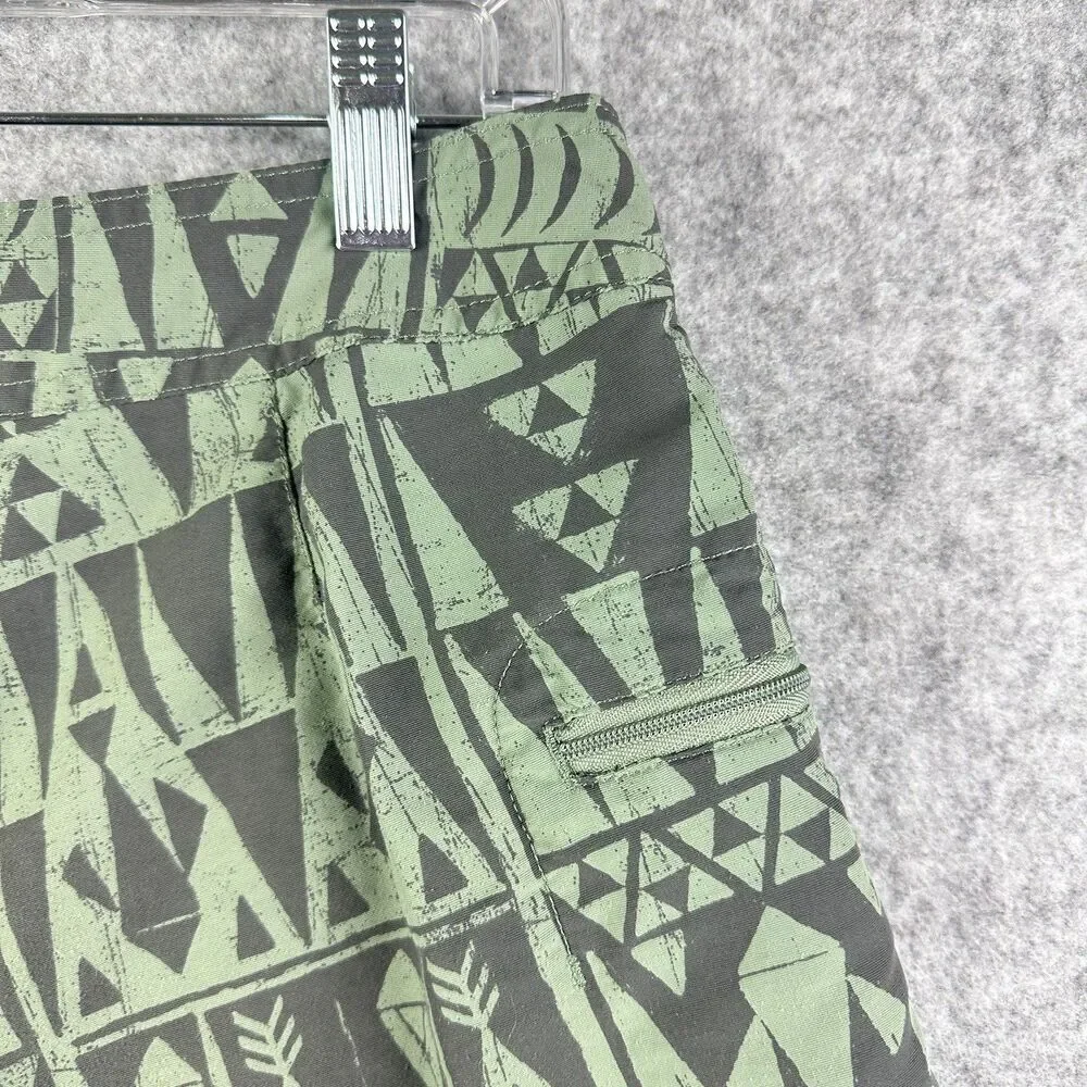 Patagonia Wayfarer Board Shorts Mens 32 Atzec Geometric Swim Trunks Beach Surf